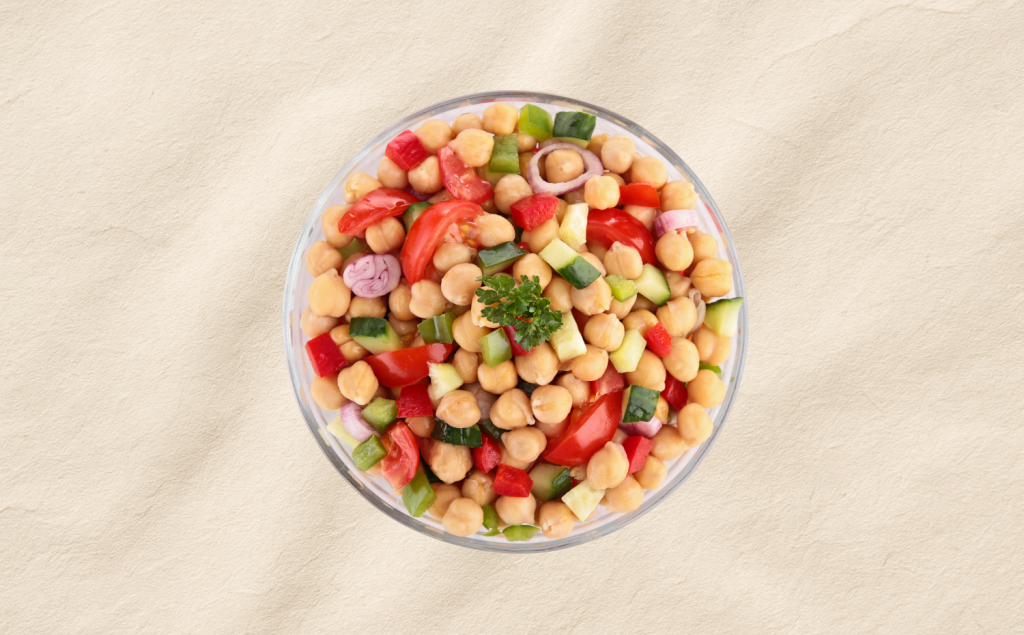🥗Mediterranean Chickpea & Veggie Bowl